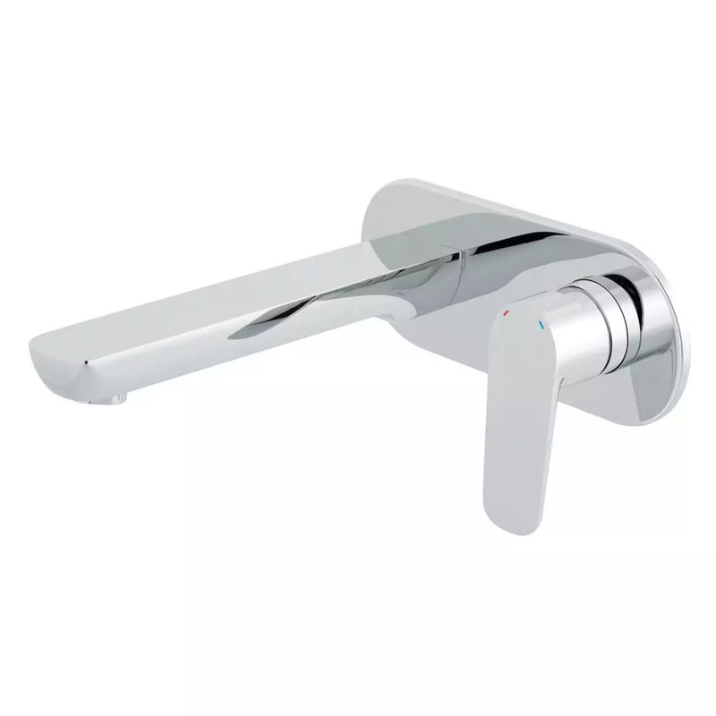 Load image into Gallery viewer, VADO Photon Wall Mounted Basin Mixer 200mm Spout in Chrome - Premium Taps
