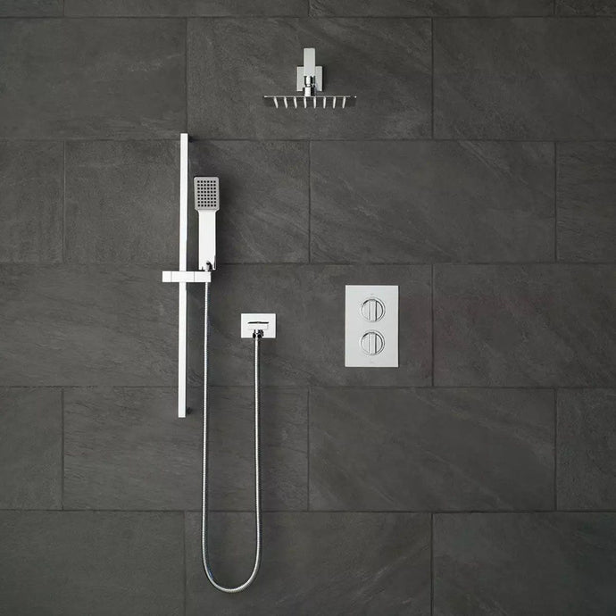 VADO DX Celsius Valve Thermostatic Showering Packages in Chrome - Premium Taps