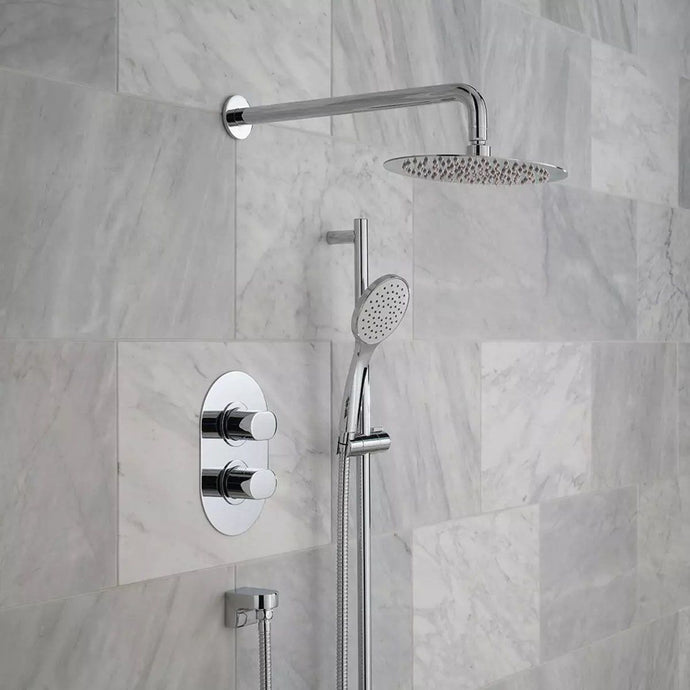 VADO DX Celsius Valve Thermostatic Showering Packages in Chrome - Premium Taps