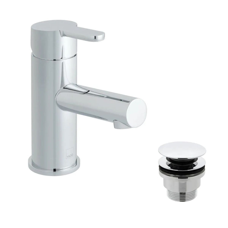 Load image into Gallery viewer, VADO Sense Mono Basin Mixer with Universal Waste in Chrome - Premium Taps
