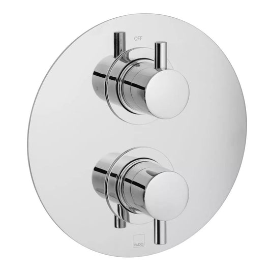 VADO Zoo DX 1 Outlet Thermostatic Shower Valve in Chrome - Premium Taps