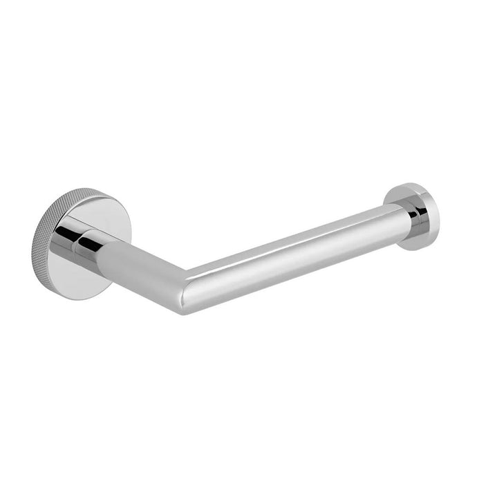 VADO Knurled Accents Toilet Roll Holder in Chrome - Premium Taps