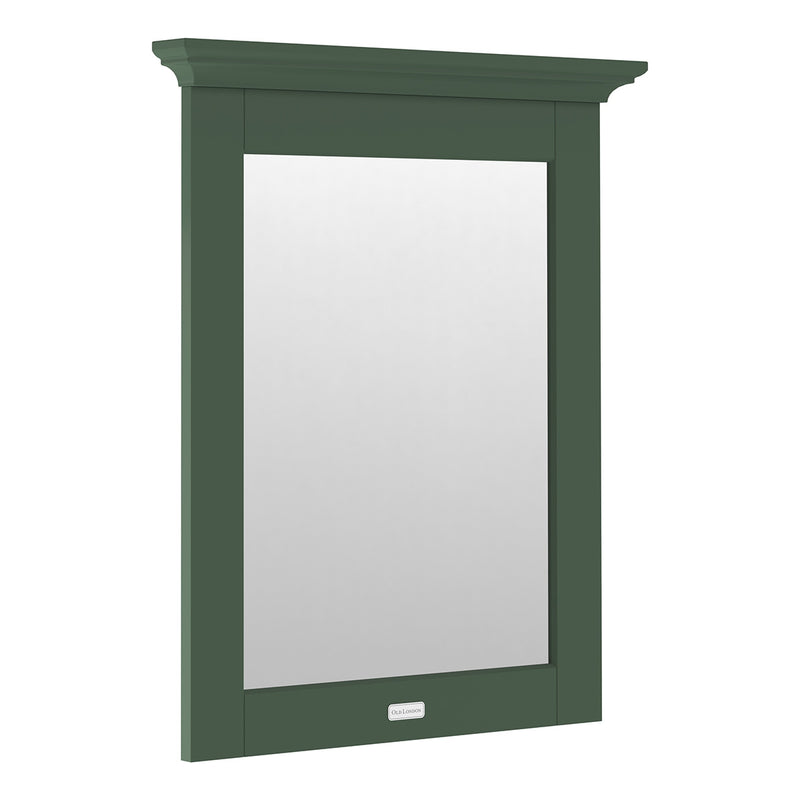 Load image into Gallery viewer, Hudson Reed Old London 600 mm Flat Mirror in Hunter Green - Premium Taps
