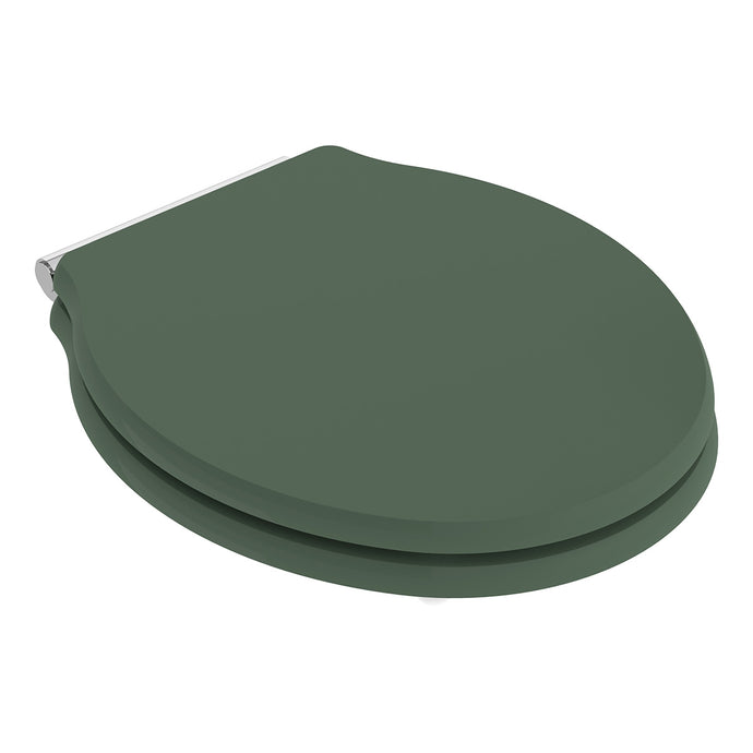 Hudson Reed Old London Chancery Ryther Toilet Seat in Hunter Green - Premium Taps