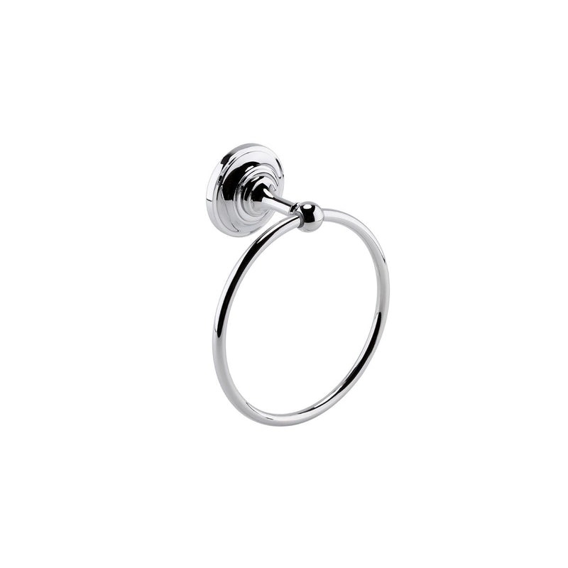 Load image into Gallery viewer, Hudson Reed Old London Towel Ring in Chrome - Premium Taps
