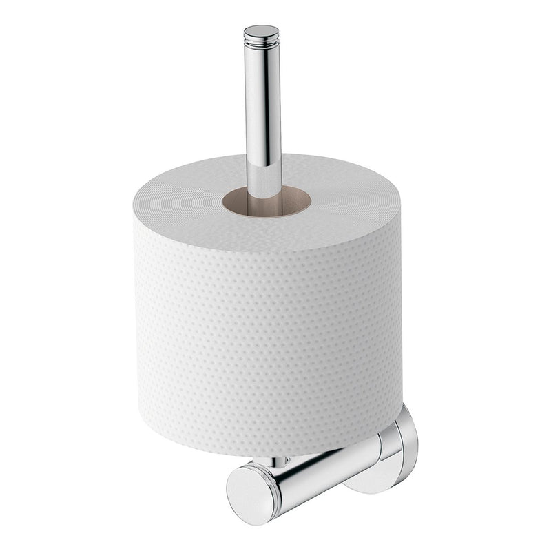 Load image into Gallery viewer, Duravit D-Code Spare Roll Holder in Chrome - 0099151000 - Premium Taps
