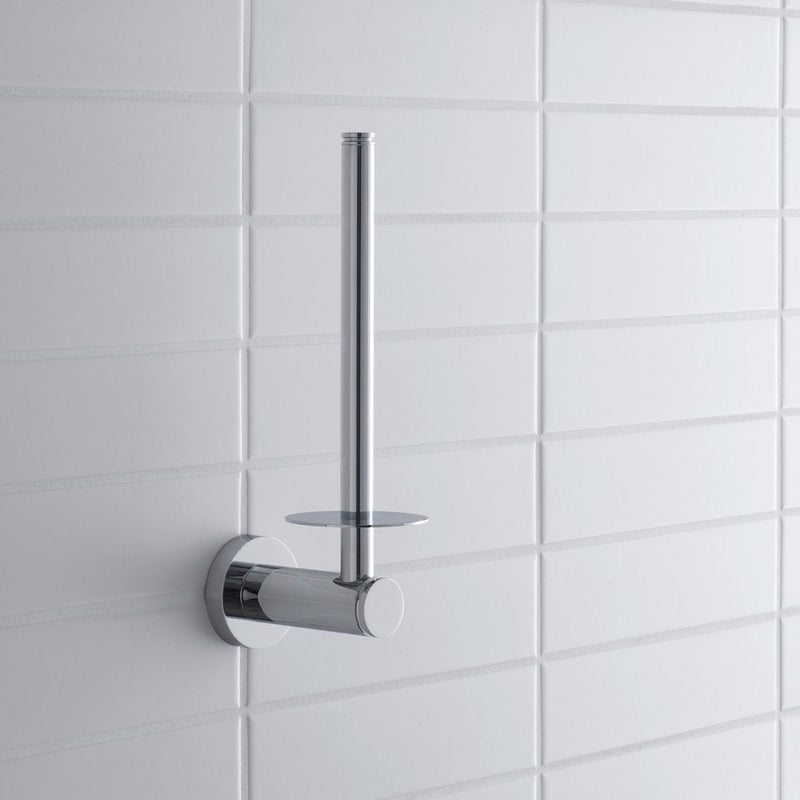 Load image into Gallery viewer, Duravit D-Code Spare Roll Holder in Chrome - 0099151000 - Premium Taps
