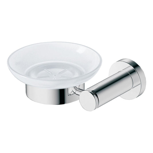 Duravit D-Code Left Hand Soap Dish in Chrome - 0099171000 - Premium Taps