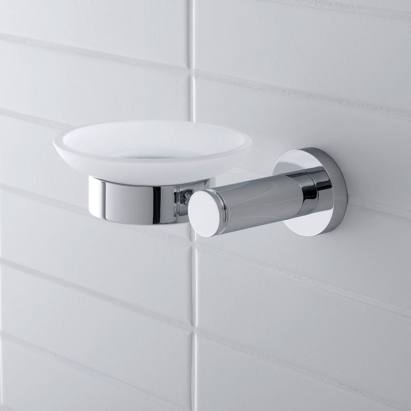 Load image into Gallery viewer, Duravit D-Code Left Hand Soap Dish in Chrome - 0099171000 - Premium Taps
