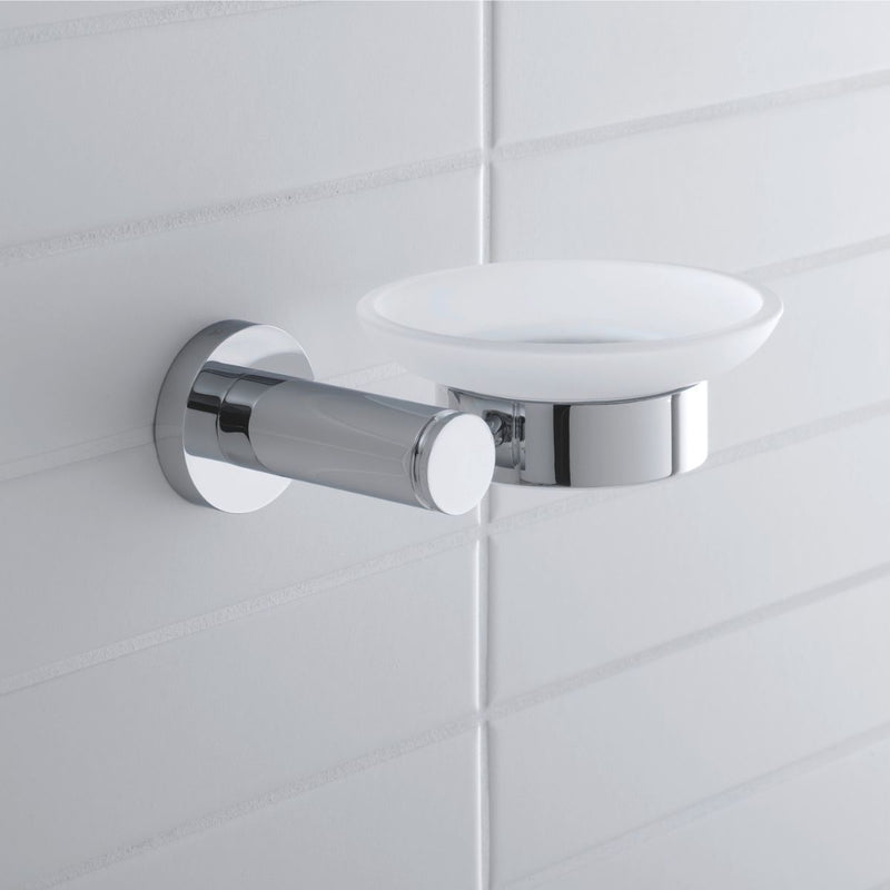 Load image into Gallery viewer, Duravit D-Code Right Hand Soap Dish in Chrome - 0099181000 - Premium Taps
