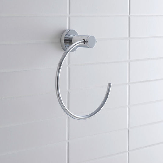 Duravit D-Code Towel Ring in Chrome - 0099211000 - Premium Taps