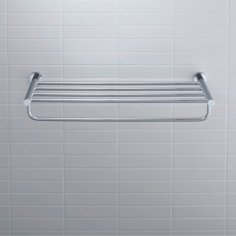 Load image into Gallery viewer, Duravit D-Code Towel Shelf in Chrome - 0099251000 - Premium Taps
