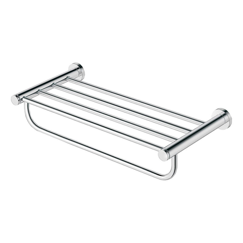 Load image into Gallery viewer, Duravit D-Code Towel Shelf in Chrome - 0099251000 - Premium Taps
