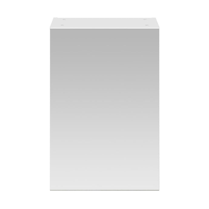 Nuie Athena 450mm 1 Door Mirror Cabinet in Gloss White - Premium Taps