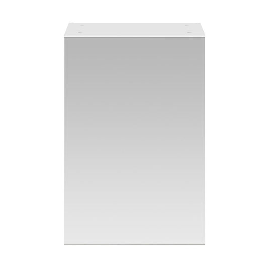 Nuie Athena 450mm 1 Door Mirror Cabinet in Gloss White - Premium Taps