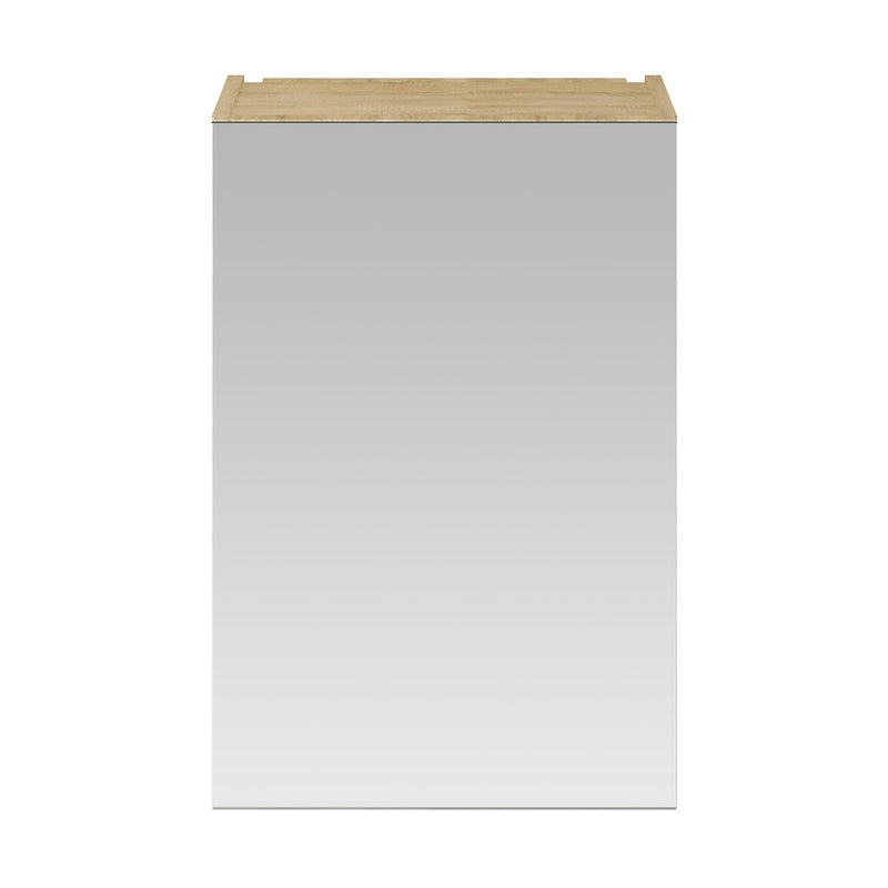 Load image into Gallery viewer, Nuie Athena 450mm 1 Door Mirror Cabinet in Natural Oak - Premium Taps
