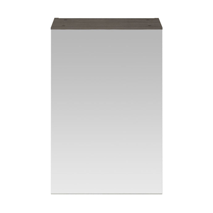 Nuie Athena 450mm 1 Door Mirror Cabinet in Anthracite - Premium Taps