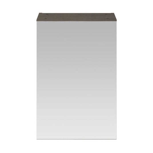 Nuie Athena 450mm 1 Door Mirror Cabinet in Anthracite - Premium Taps