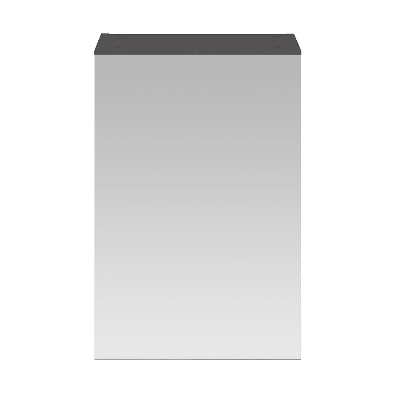 Load image into Gallery viewer, Nuie Athena 450mm 1 Door Mirror Cabinet in Gloss Grey - Premium Taps
