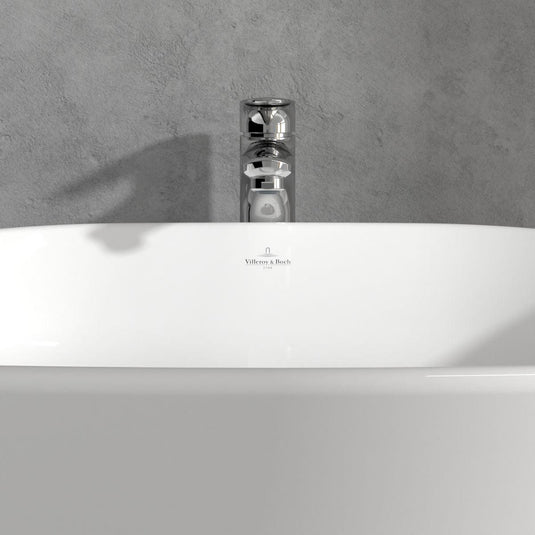 Villeroy & Boch O.Novo Start Tall Single-Lever Basin Mixer with Push Waste in Chrome - TVW10510511061 - Premium Taps