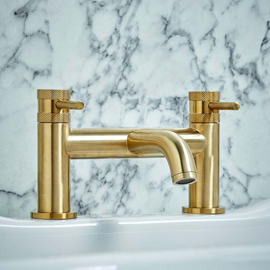 Scudo Core Bath Filler Tap in Brushed Brass - NU-009