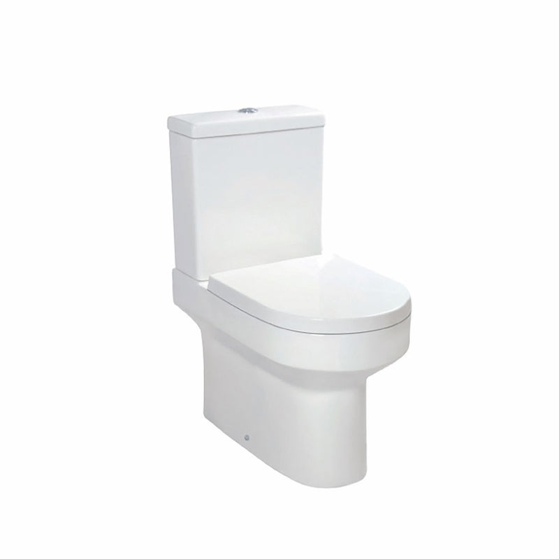 Load image into Gallery viewer, Scudo Spa D Shape Soft Close Toilet Seat in White - SEAT005
