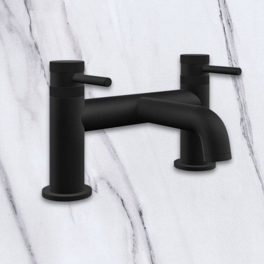 Scudo Core Bath Filler Tap in Matt Black - NU-008