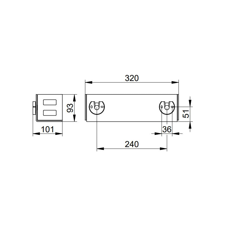 Load image into Gallery viewer, Keuco Soap Basket 320 x 93 x 90mm Matt White - Premium Taps
