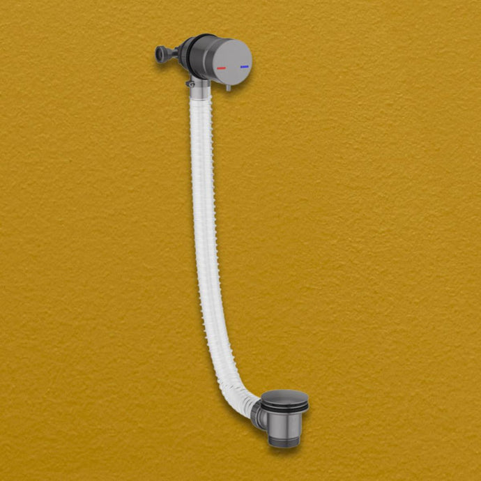 Scudo Bath Filler Waste in Gunmetal