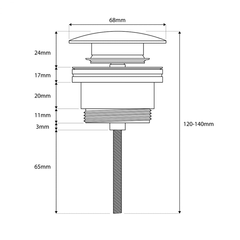 Load image into Gallery viewer, Scudo Universal Basin Waste in Gunmetal
