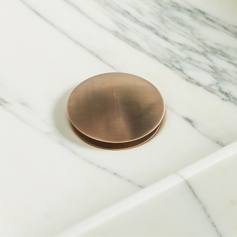 Load image into Gallery viewer, Scudo Universal Basin Waste in Brushed Bronze
