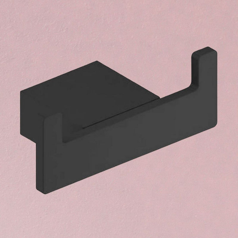 Load image into Gallery viewer, Scudo Mono Wall Mounted Robe Hook in Matt Black - MONOACC-006
