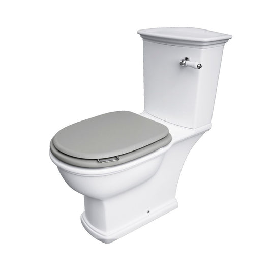 RAK Washington Replacement Soft Close Toilet Seat in Matt Grey - RAKWTNSEAT503 - Premium Taps