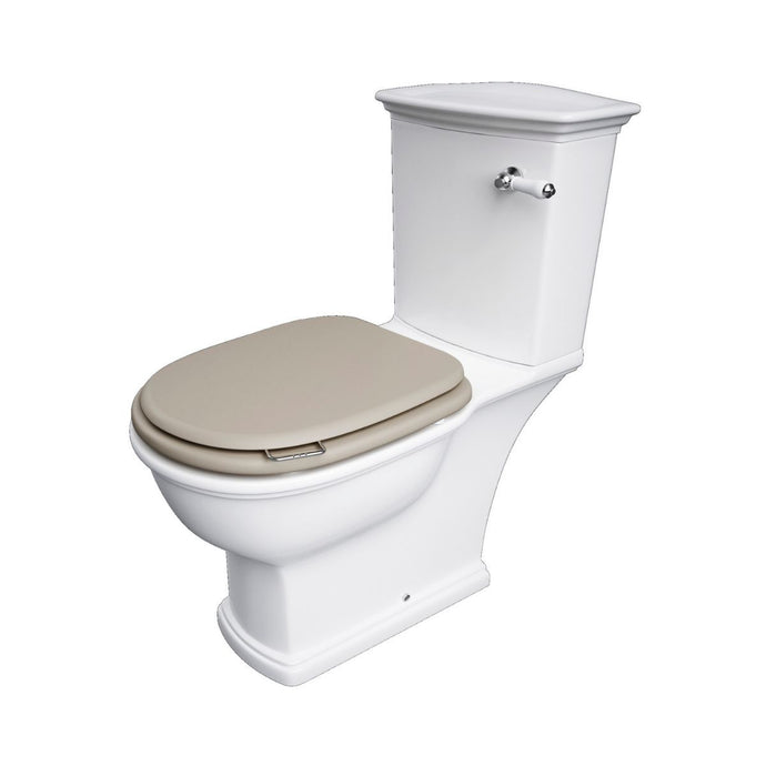 RAK Washington Replacement Soft Close Toilet Seat in Matt Cappuccino - RAKWTNSEAT514 - Premium Taps