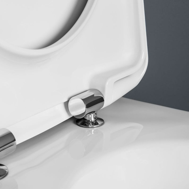 Load image into Gallery viewer, Geberit Selnova Replacement Soft Close Toilet Seat in White - 500.333.01.1 - Premium Taps
