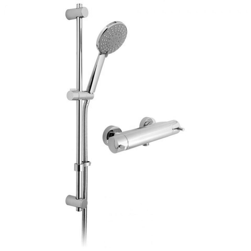 Load image into Gallery viewer, Vado Celsius Thermostatic 4 Function Shower Kit with Wall Brackets - Premium Taps
