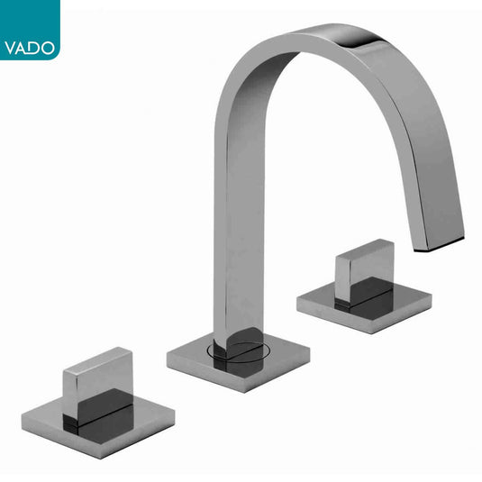 Vado Geo 3 Hole Basin Mixer Tap Set - Premium Taps