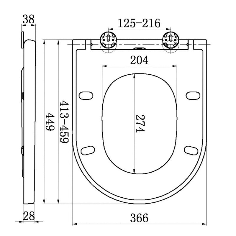 Load image into Gallery viewer, RAK Ceramics Tonique Quick Release Soft Close Toilet Seat &amp; Cover - White - Premium Taps
