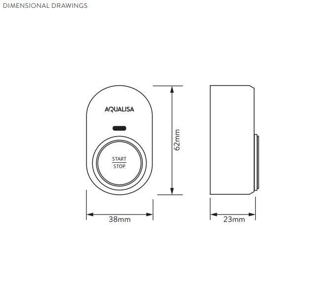 Load image into Gallery viewer, iSystem Smart Shower Remote Control - ISD.B3.DS.23
